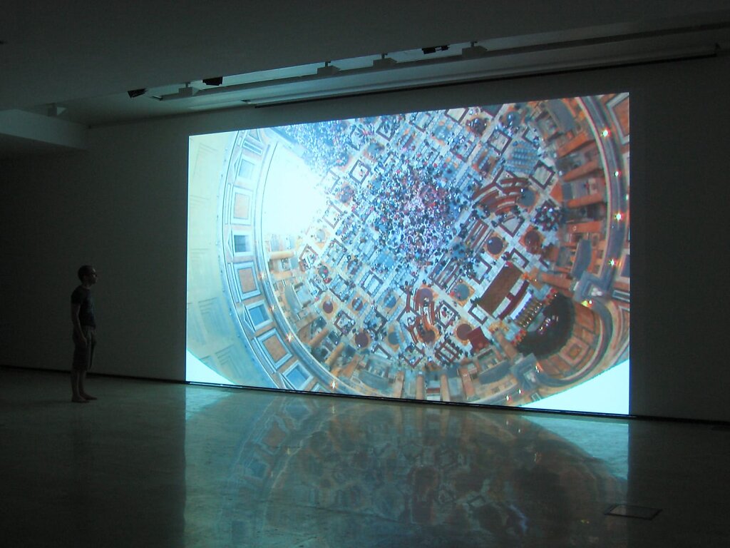 installation view – L’occhio del Pantheon [The eye of the Pantheon] 